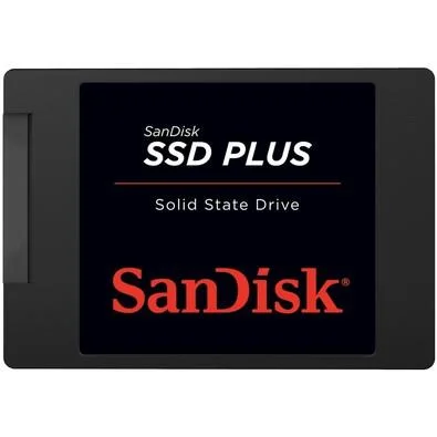 SSD SanDisk Plus, 240GB, SATA III, 2.5", Leitura: 530MB/s, Gravação: 440MB/s, Preto - SDSSDA-240G-G26