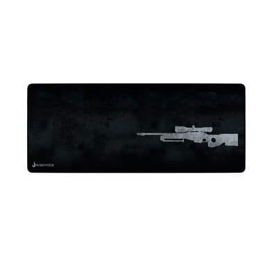 Mousepad Gamer Rise Mode Speed, Sniper PRO, Estendido 900x400mm, Cinza, Borda Costurada - RG-MPP-06-SPG