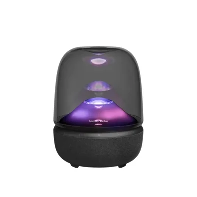 Caixa de Som Premium Harman Kardon Aura Studio 5, Bluetooth, Som 360° e Luz, Preto - HKAURAS5BLKBR