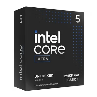 Processador Intel Core Ultra 5 250KF, 3.7GHz (5.4GHz Turbo), Cache 30MB, 14 Núcleos, 14 Threads, LGA 1851, Sem Vídeo Integrado - BX80768250KF