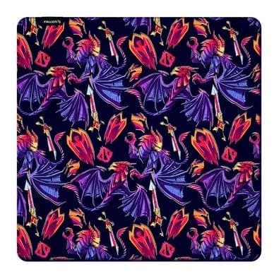 Mousepad Gamer Fallen Dota2 Dragon Set Speed+, Grande 450x450mm - MP-FN-DO-DS-SM-GR