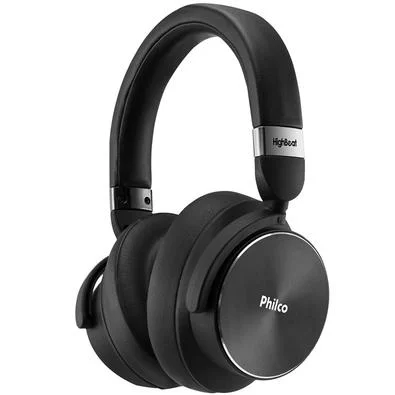 Fone de Ouvido Bluetooth Philco PFO04BTP, Bateria de Longa Duração, Microfone Integrado, Preto - PFO04BTP