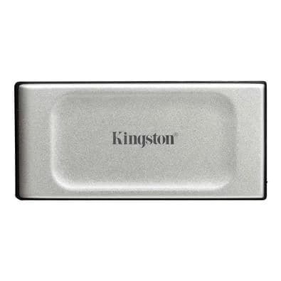 SSD Externo Kingston XS2000, 2TB, USB 3.2 Gen 2x2, Portátil, Leitura: 2000 MB/s, Gravação: 2000 MB/s, Prata - SXS2000/2000G