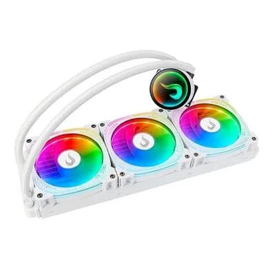 Water Cooler Rise Mode Aura Frost Pro, ARGB, 360mm, AMD/Intel, Branco - RM-WCF-07-ARGB