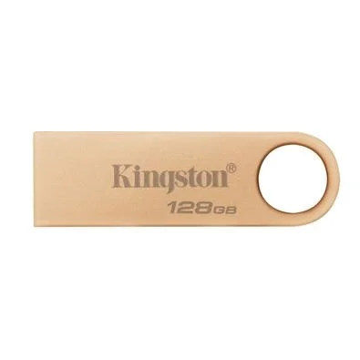 Pen Drive 128GB Kingston DataTraveler SE9 G3, USB 3.2 Gen 1, Leitura de 220MB/s, Metal - DTSE9G3/128GB