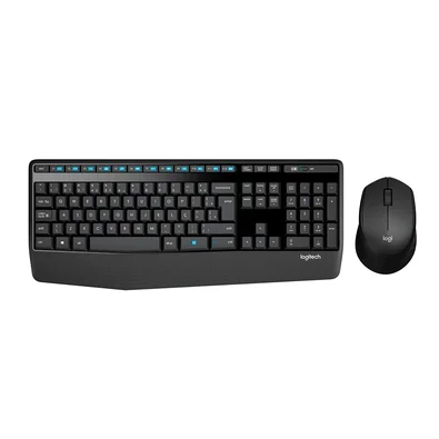 Combo Teclado e Mouse sem fio Logitech MK345 com Teclado com Apoio e Mouse Destro, USB, Pilhas Inclusas e Layout ABNT2 - 920-007821