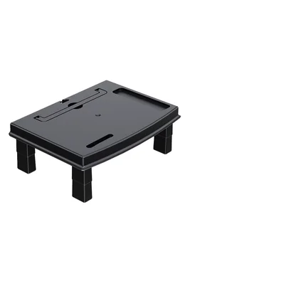 Suporte Ergonômico para Monitor e Notebook Reliza Ergonew 3, Ajuste com 3 Níveis de Altura, Preto - 11379