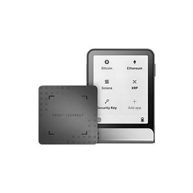 Carteira para Criptomoedas Ledger Flex, com Ledger Recovery Key, Grafite - FLEX-RKEY-ENFRES