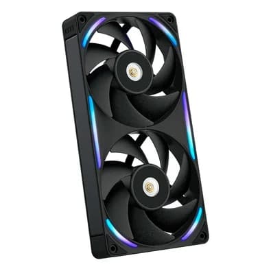 Ventoinha NZXT F240X Performance, 120mm, PWM, RGB, 2x Single-Frame, Preto - RF-U24PN-B1