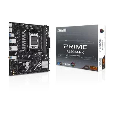 Placa Mãe ASUS PRIME A620AM-K, AMD AM5 , mATX, DDR5 - 90MB1GX0-M0EAY0