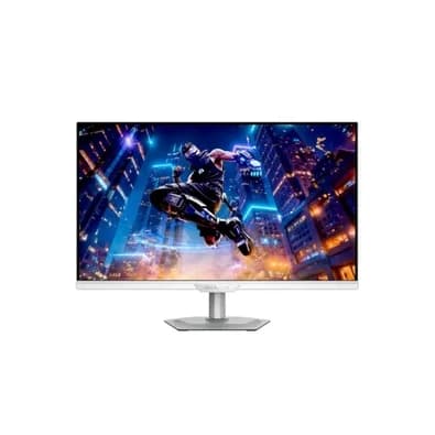 Monitor Gamer Gigabyte 27", QHD, 200Hz, 1ms, IPS, Adaptive-Sync, G-Sync, HDR 400, USB-C, Altura Ajustável, Branco - M27Q2 QD ICE