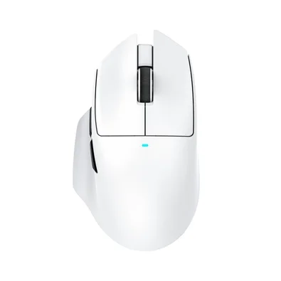 Mouse Gamer Sem Fio Attack Shark V6, RGB, 25000 DPI, Tri-Mode Wireless Bluetooth USB-C, Branco - V6