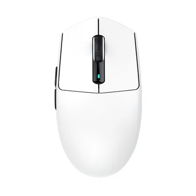 Mouse Gamer Sem Fio Attack Shark G3 Pro, 25000 DPI, Switch Omron, Com Base de Carregamento, Tri-Mode Wireless Bluetooth USB-C, Branco - G3 PRO