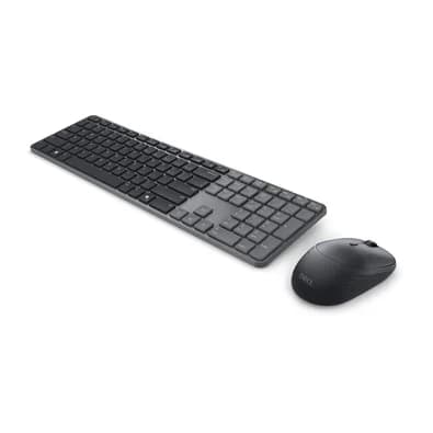 Kit Teclado e Mouse Sem Fio Dell Pro 7 KM726, Slim, ABNT2, Preto - KM726-BPR-BCC