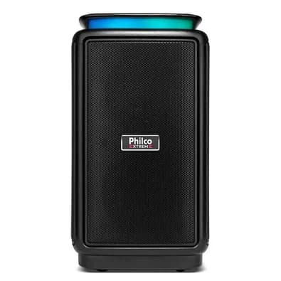 Caixa de Som Portátil Philco PBS56 Extreme, Bluetooth, LED, 50W RMS, Bivolt, Preta - 56603811