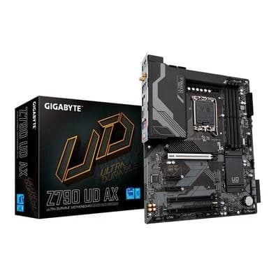 Placa-Mãe Gigabyte Z790 UD AX, Intel LGA 1700, ATX, DDR5, Wi-Fi, Bluetooth, Preto - Z790 UD AX​