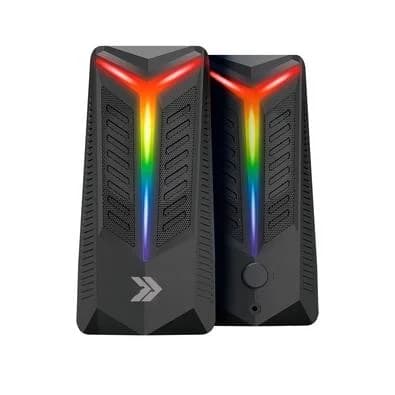 Caixa de Som Gamer KBM! GAMING CSG120, RGB, AUX, Drive de 45mm, RMS 10W - KGCSG120