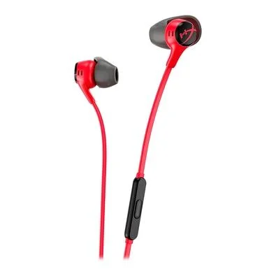 Fone de Ouvido Gamer HyperX Cloud Earbuds II, Microfone no Cabo, Nintendo Switch, Vermelho - 705L8AA