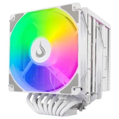Air Cooler Gamer Rise Mode Storm 8 White, ARGB, AMD/Intel, 120mm, Branco - RM-ACST-ARGB-W