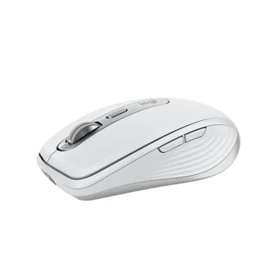 Mouse Sem Fio Logitech MX Anywhere 3S, Bluetooth, Clique Silencioso, Recarregável, Cinza Claro - 910-006933