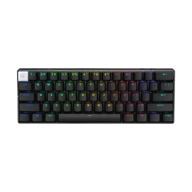 Teclado Sem Fio Mecânico Gamer Logitech G PRO X 60 Lightspeed, RGB, Bluetooth, Compatível com Windows, Preto - 920-011902