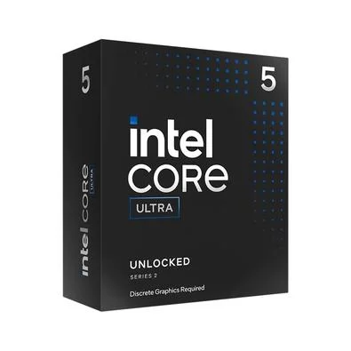 Processador Intel Core Ultra 5 245KF, 4.2GHz (5.2GHz Turbo), Cache 24MB, 14 Núcleos, 14 Threads, LGA 1851, Sem Vídeo Integrado - BX80768245KF