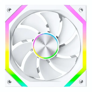 Ventoinha Rise Mode Magneto X Reverse, 120mm, ARGB, Branco - RM-MAX-ARGB-W-RV
