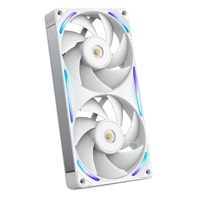 Ventoinha NZXT F240X Performance, 120mm, PWM, RGB, 2x Single-Frame, Branco - RF-U24PN-W1