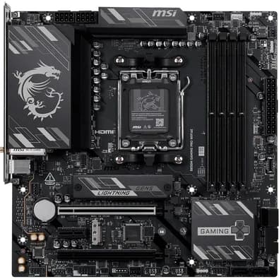 Placa-Mãe MSI B850M Gaming Pro WiFi 6E, AMD AM5, mATX, DDR5 - B850MGPROWIFI6E