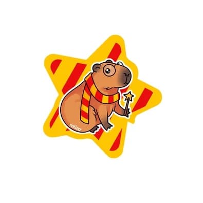 Mousepad Decor Reliza Colorfun, Estampa Capivara Mágica, Retangular, Colorido - 011640