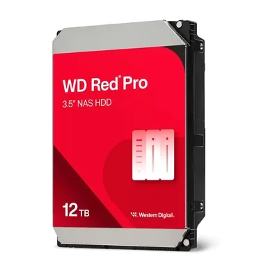 HD WD Red Pro, NAS, 12TB, 3.5", Cache 512MB, 7200RPM, SATA 6Gb/s - WD122KFBX