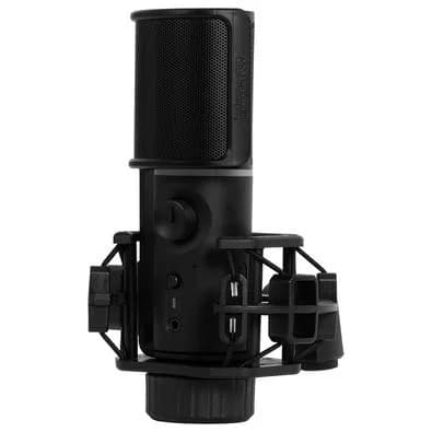 Microfone Condensador Gamer Streamplify, RGB, Braço Flexível, Preto - 75666