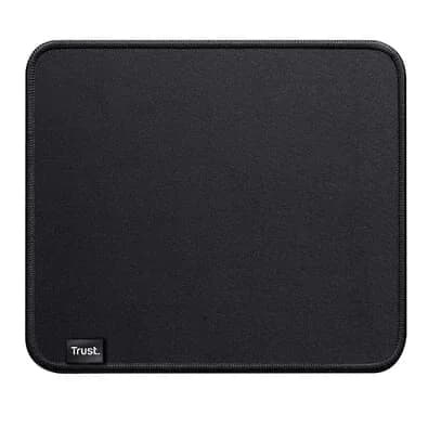 Mousepad Trust Boye Médio (250x210mm), Bordas Costuradas, Antiderrapante, Preto - 24743