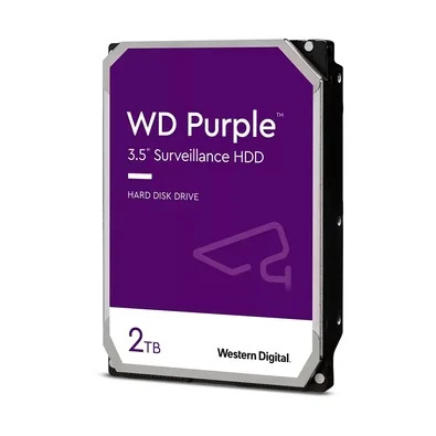 HD Surveillance WD Purple, 2TB, Cache 64MB, 3.5', SATA - WD23PURZ