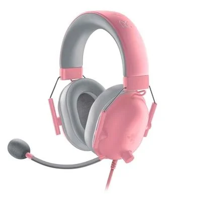 Headset Gamer Razer BlackShark V2 X Quartz, Drivers 50mm, Som Surround 7.1 , P3, Rosa - RZ04-03240800