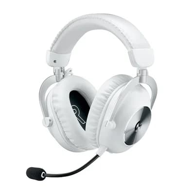 Headset Gamer Sem Fio Logitech G Pro X 2 Lightspeed, Driver 50mm, Bluetooth, USB e 3.5mm, para PC, Playstation e Switch, Branco - 981-001268