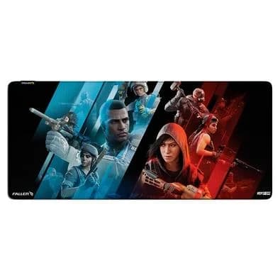 Mousepad Gamer Fallen Rainbow6, Speed+ Estendido 900x400mm - MP-R6-SM-ES