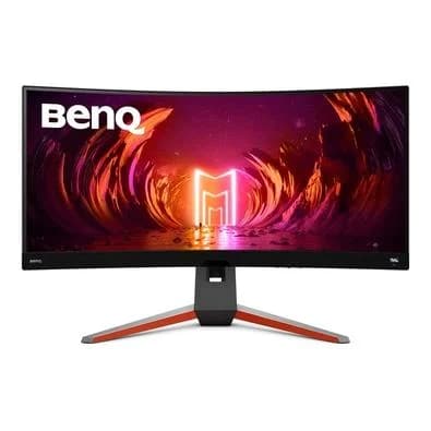 Monitor Gamer Curvo BenQ Mobiuz 34", WQHD, 144Hz, 1ms, FreeSync Pro, HDRi, DisplayPort, HDMI e USB, Altura Ajustável, Som Integrado - EX3410R