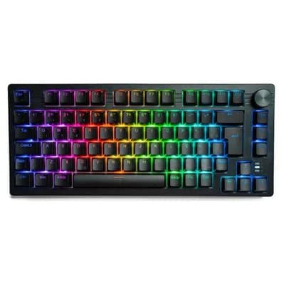 Teclado Sem Fio Mecânico Gamer Husky Nomadic, RGB, Switch Gateron G Pro Brown, Bluetooth, ABNT2, Preto - HTG800PTMA