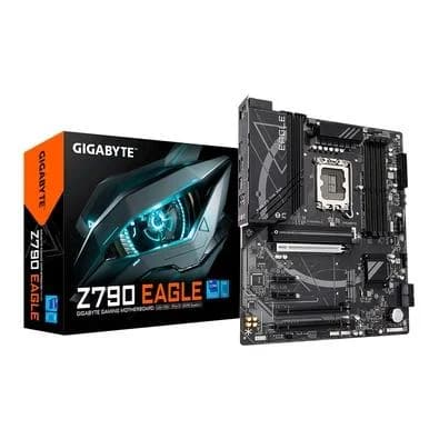 Placa-Mãe Gigabyte Z790 EAGLE, Intel, ATX, DDR5, RGB, Preto - Z790 EAGLE