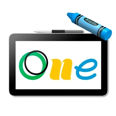 KIT CREATIVE - Mesa Digitalizadora Wacom One, 12 + Pen Drive 64GB SanDisk Crayola USB-C, Cerulean Blue