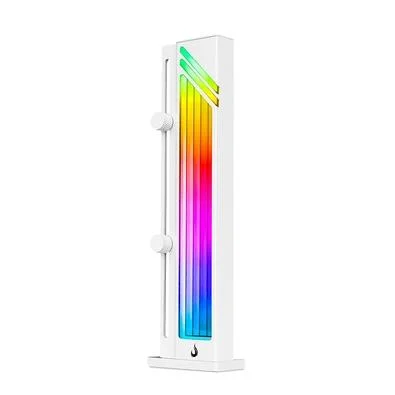 Suporte de Placa de Vídeo Rise Mode, ARGB, 500mm, Aura V1, Branco - RM-SPVG-01-ARGB-W