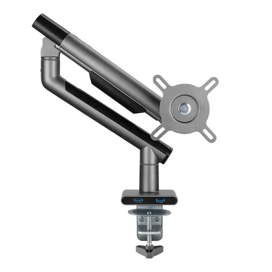 Suporte para Monitor Premium Octoo com Pistão a Gás e Ajuste de Altura, até 32", Grafite - 9841