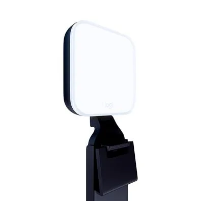 Iluminação de LED Premium Logitech G Litra Glow com Tecnologia TrueSoft, Braço Ajustável e Controle por App, para PC/Mac, Preto- 946-000031