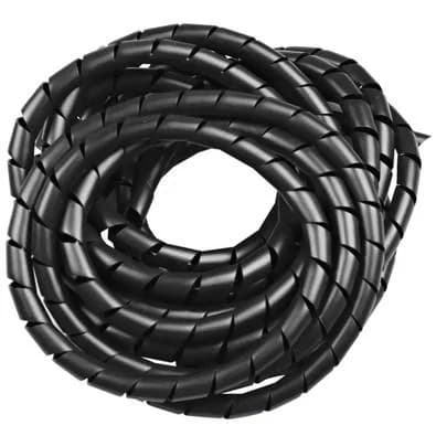 Organizador de Cabos MD9 3/4 Preto 1.5 Metros - 3331