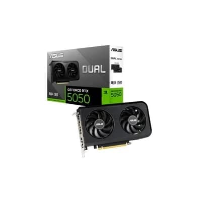 Placa de Vídeo ASUS DUAL NVIDIA GeForce RTX 5050, 8GB, GDDR6, 128-bit - DUAL-90YV0N73-M0NA00