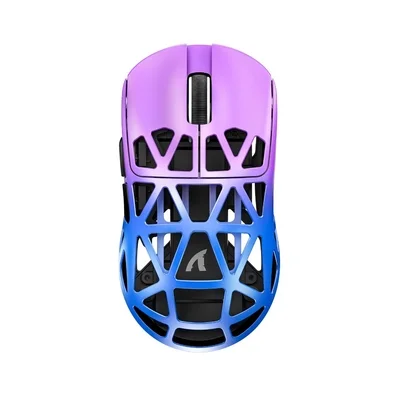 Mouse Gamer Sem Fio Attack Shark R2 Magnesium, 42000 DPI, Liga de Magnésio, Switch Óptico, Tri-Mode Wireless Bluetooth USB-C, Roxo - R2
