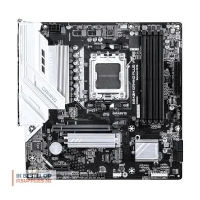 Placa Mãe Gigabyte B840M GAMING PLUS WIFI6E, AMD AM5, Micro ATX, DDR5, Wi-Fi 6E, Bluetooth, Preto - B840M GAMING PLUS WF6E