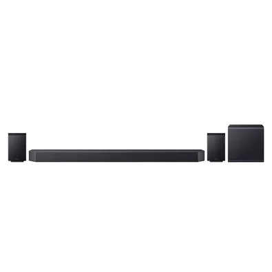Soundbar Samsung Série Q HW-Q990H, Bluetooth, 656W, com Subwoofer Sem Fio, 11.1.4 Canais, Dolby Atmos, Preto - HWQ990HZD