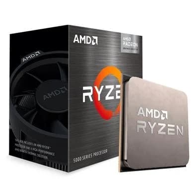Processador AMD Ryzen 5 4500, 3.6GHz (4.1GHz Max Turbo), Cache 11MB, 6 Núcleos, 12 Threads, AM4, Sem video Integrado - 100-100000644BOX